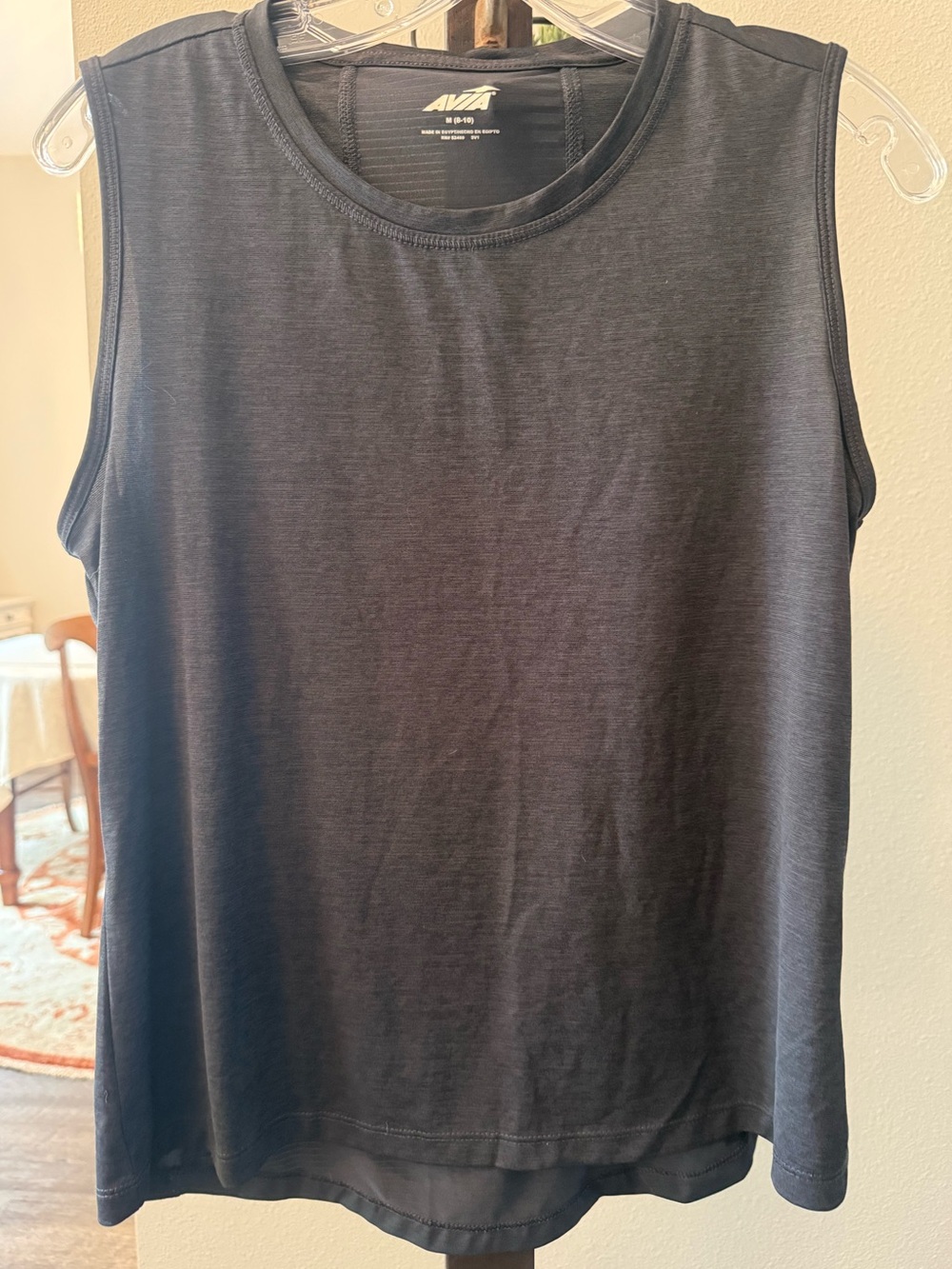 Avia Black Tank Top Size Medium